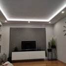 Wykonanie oświetlenia LED w salonie